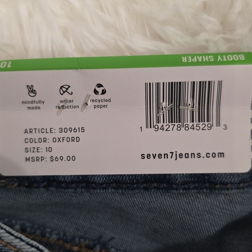 Seven7 Booty Shaper High Rise Jean Legging. Size 10. NWT - Picture 3 of 10